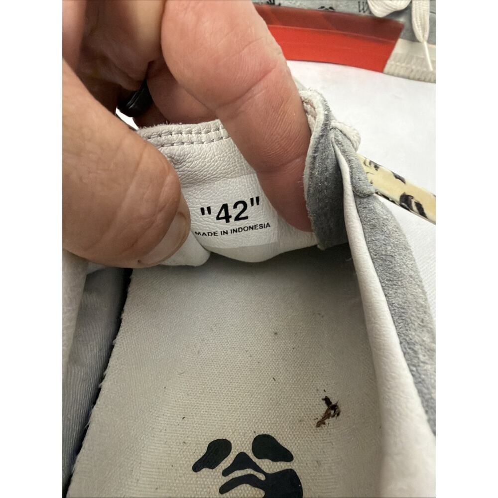Off white vulcanized sneaker Gray size 42 - Picture 7 of 14